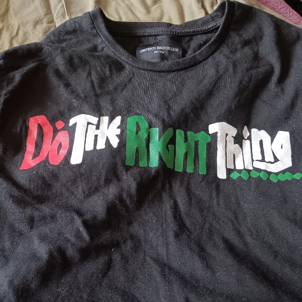 Spike Lee's movie " Do the right thing" 40 acres and a mule tshirt XL